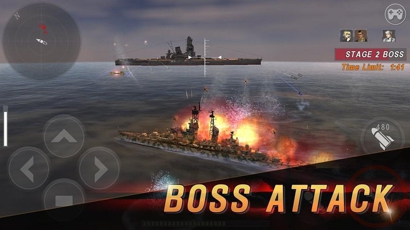 Warship Battle mod free