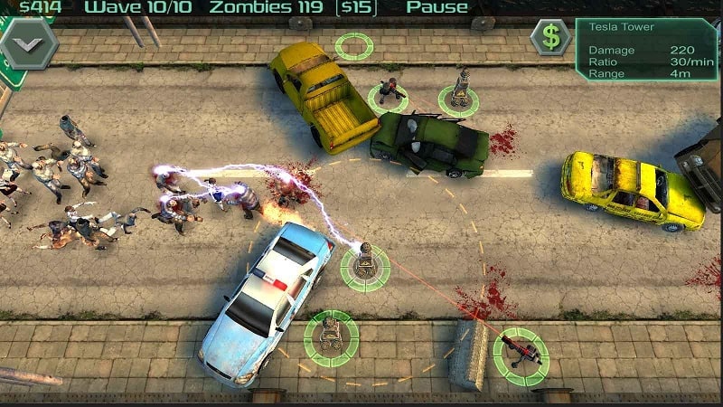 Zombie Defense mod android