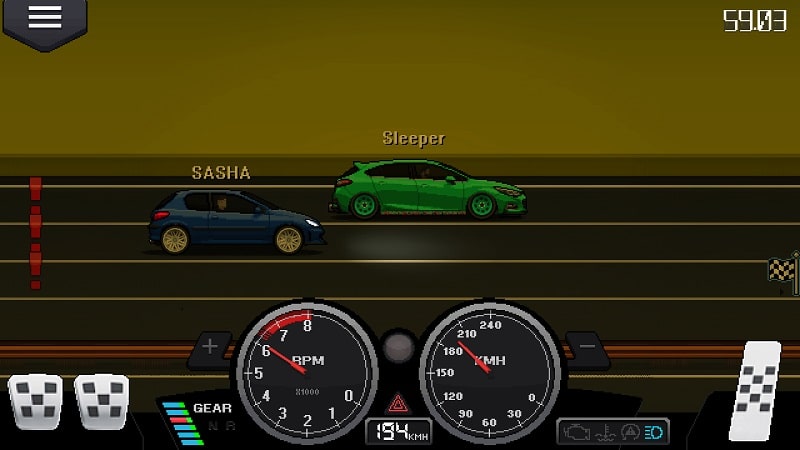 Pixel Car Racer MOD download